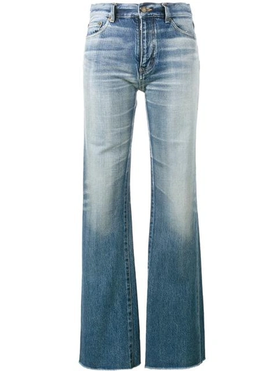 Saint Laurent Jeans Mit Ausgestelltem Bein In Blue
