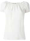 ETRO pleated trim blouse,DRYCLEANONLY