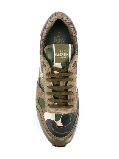 Shop Valentino Garavani Rockrunner Sneakers