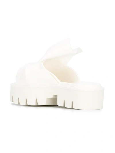 Shop N°21 Nº21 Knotted Slider Sandals - White