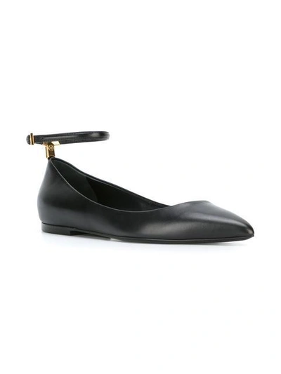 Shop Tom Ford Ankle Strap Ballerinas