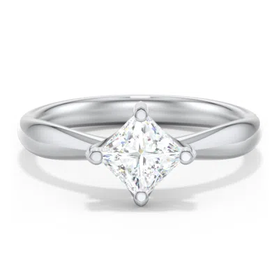 Jewlr Personalized Classic Diamond Solitaire With 4 Prong Setting In Metallic