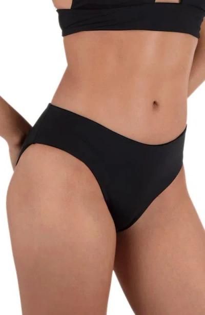 Hurley Solid Bikini Bottoms In Black