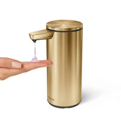 Simplehuman 9 Oz. Rechargeable Liquid Sensor Pump In Gold