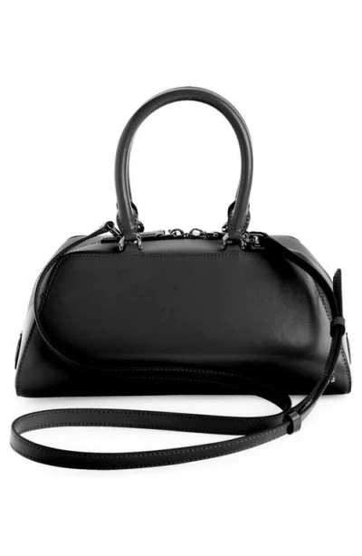 Givenchy Antigona East West Brown Small Handbag With Adjustable And Removable Shoulder Strap And Logo Letteri In Black