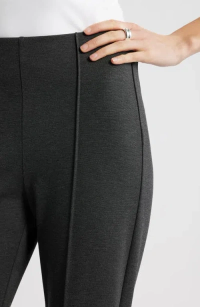 Nordstrom Pull-on Ponte Trousers In Gray