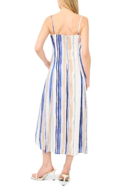 Halogenr Halogen(r) Stripe Godet A-line Sundress In Multi
