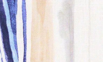 Halogenr Halogen(r) Stripe Godet A-line Sundress In Multi