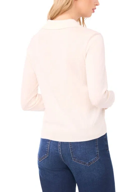 Halogenr Halogen(r) Collared Cotton Blend Cardigan In Neutral