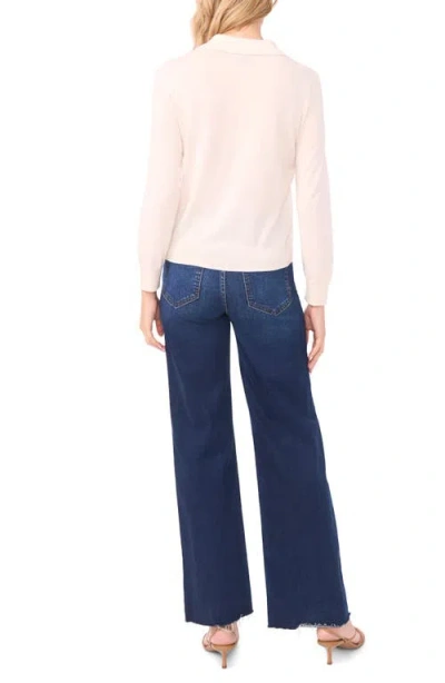 Halogenr Halogen(r) Collared Cotton Blend Cardigan In Neutral