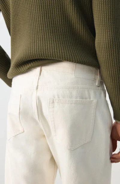 Mango Bob Regular Fit Jeans In White