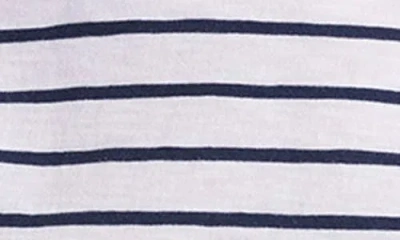 Vineyard Vines Flutter Stripe Knit Top In Blue