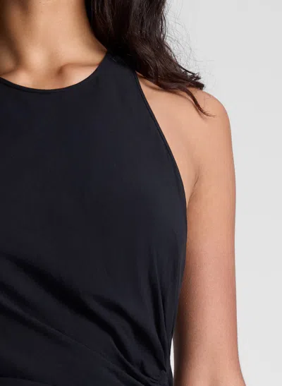 A.l.c Rue Linen Mini Dress In Black