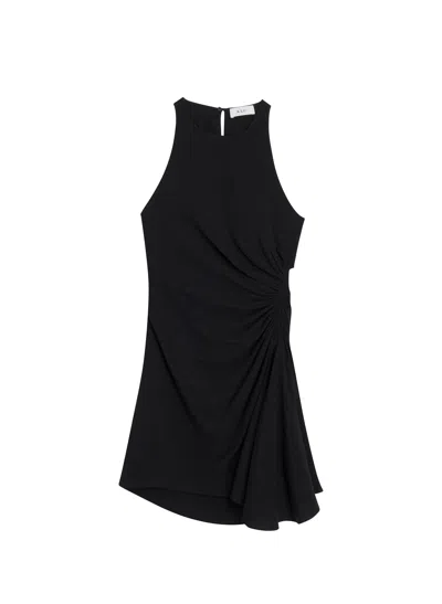A.l.c Rue Linen Mini Dress In Black