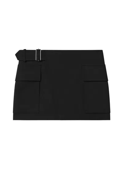 A.l.c A. L.c. Cowan Wool-blend Mini Skirt In Black