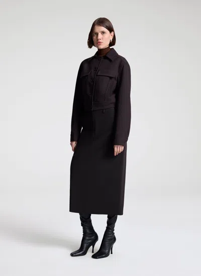 A.l.c Blake Tailored Jacket In Brown