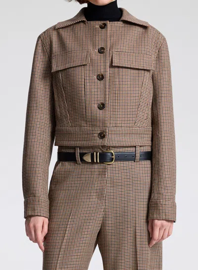 A.l.c Blake Wool Jacket In Gray