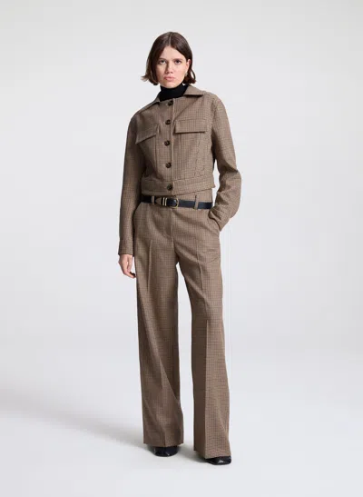 A.l.c Blake Wool Jacket In Gray