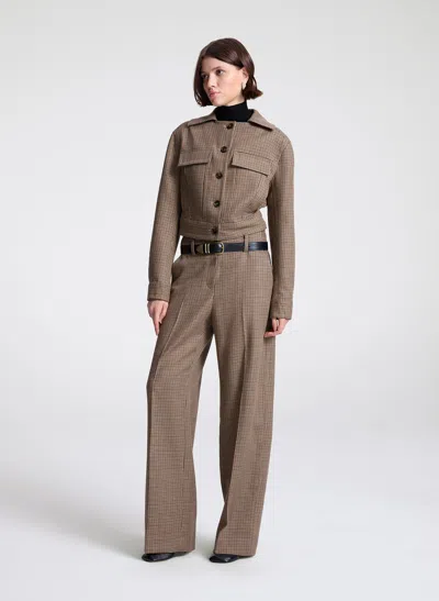 A.l.c Blake Wool Jacket In Gray