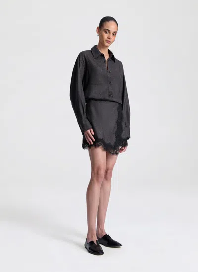 A.l.c Sophia Skirt In Black