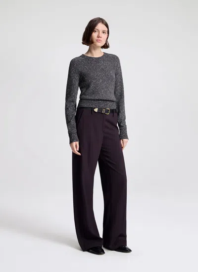 A.l.c Zoe Boucle Tweed Sweater In Multi