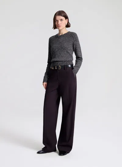 A.l.c Zoe Boucle Tweed Sweater In Multi