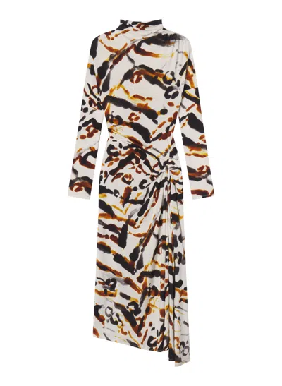 A.l.c Lia Jersey Printed Maxi Dress In Multi