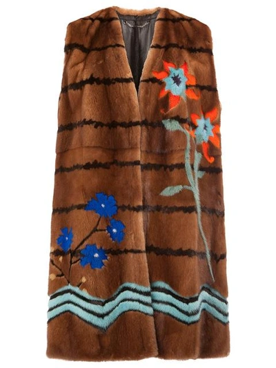 Fendi Botanical Garden Sleeveless Coat