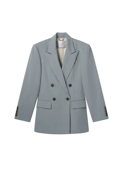 A.l.c Calla Oversized Tailored Jacket In Blue