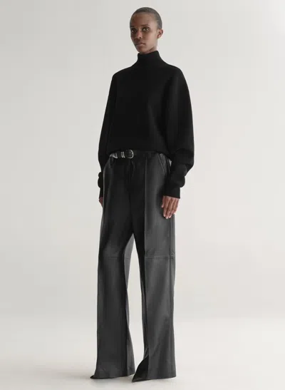 A.l.c Liam Leather Pant In Black