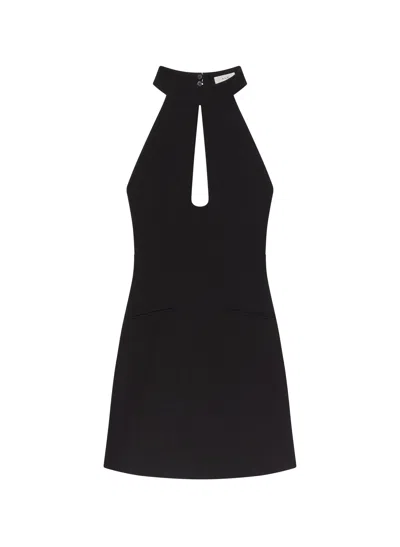 A.l.c Lucie Halter Mini Dress In Black