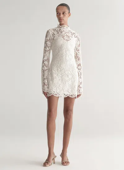 A.l.c Eden Lace Detailing Dress In White