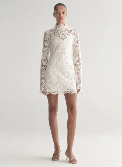 A.l.c Eden Lace Detailing Dress In White