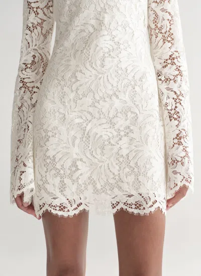 A.l.c Eden Lace Detailing Dress In White