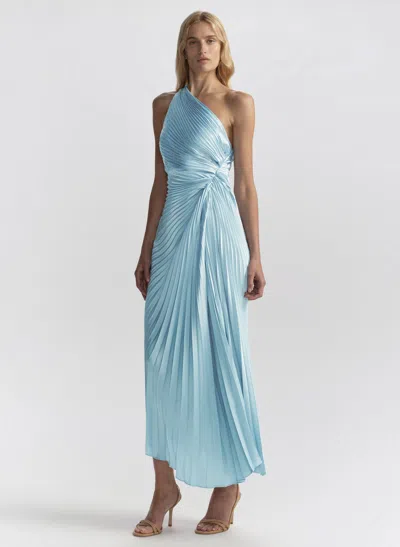 A.l.c Lara Dress In Blue