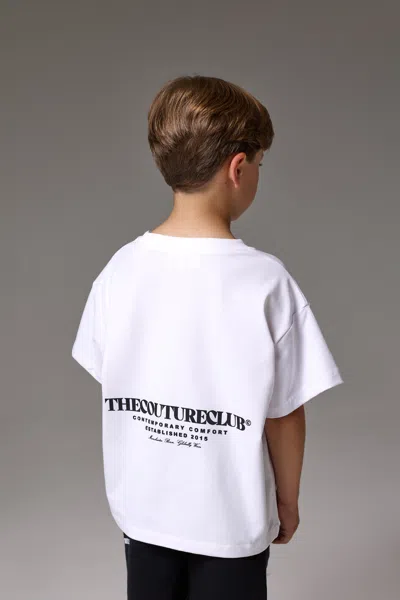 The Couture Club Junior Copyright T-shirt - White