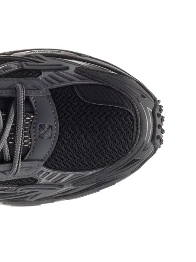 Off-white Be Right Back Panel Sneakers Pull Tab In Black