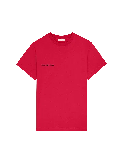 Pangaia Mens 365 Midweight T-shirt—goji Red