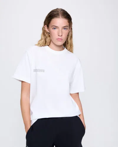 Pangaia Womens 365 Midweight T-shirt—off-white