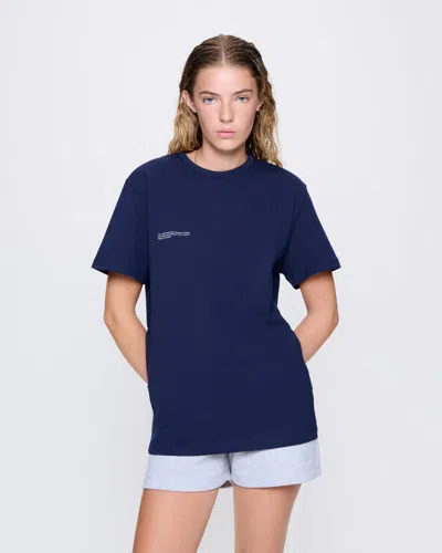 Pangaia Womens 365 Midweight T-shirt—navy In Blue