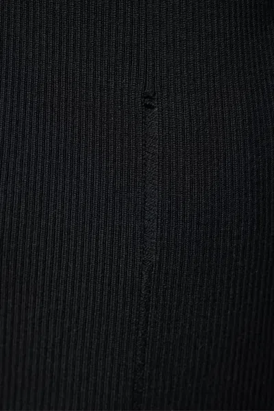 K'ang Mens Fitted Distressed Pullover In Black