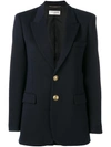 SAINT LAURENT classic single breasted jacket,456814Y452J11825853