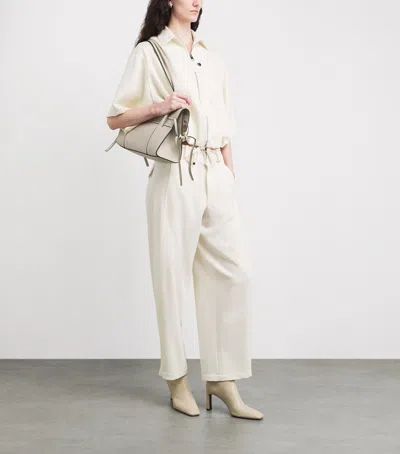 Kiton Wool-silk Jacket In White