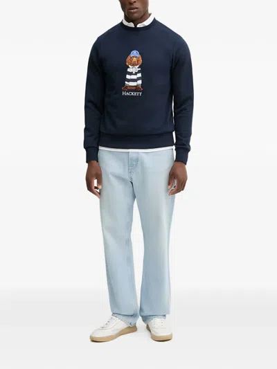 Hackett Dog Sweatshirt In Blue