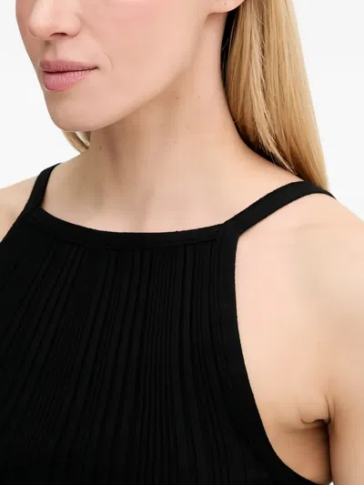Samsoe & Samsoe Ribbed Tank Top In Black