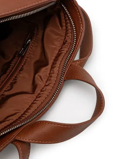 Desigual Medium Braided-trim Backpack In Red