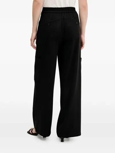 Desigual Buttoned Trousers In Black