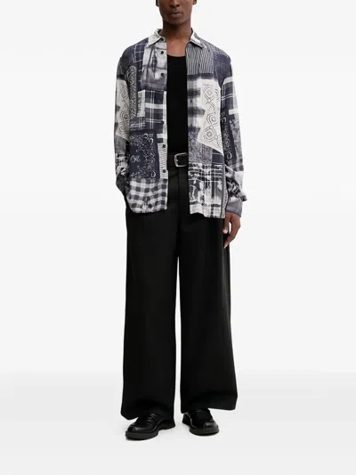 Desigual Patchwork-print Shirt In Multi
