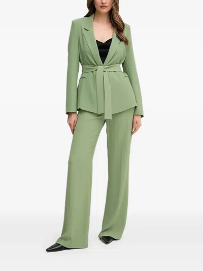 Sandro Ferrone Flared Trousers In Green