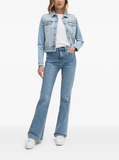 Dkny Flared Jeans In Blue